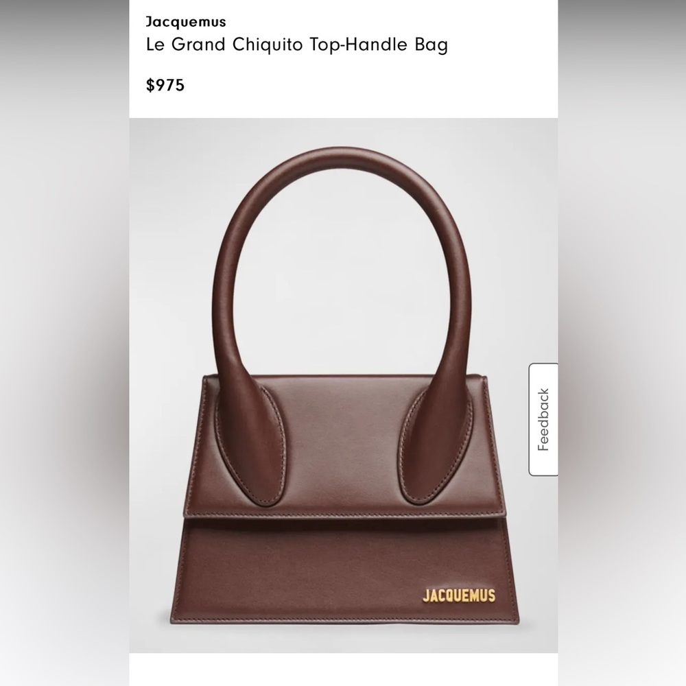 Le Grand Chiquito Top-Handle Bag- brown